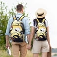 thumbnail image 4 of Goofa The Nightmare Before Christmas Pattern Durable Canvas Daypack - High-Quality Vintage Backpack, Compact & Versatile for Travel and Everyday Use-Small, 4 of 5