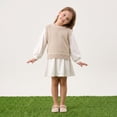 thumbnail image 2 of Cushionaire Darla Kids Mesh Mary Jane Ballet Flats, Girls Shoes with Buckle, 2 of 19