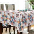 thumbnail image 5 of Yayeee Tablecloths 54" x 54" Rectangle Wrinkle Resistant Party Table Cover, Blue Abstract Pattern, 5 of 8