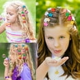 thumbnail image 6 of 40 Pcs Colorful Mini Hair Claw Clips Clamps Accessories for Baby Toddler Girls Decorative Bun Thin Hair, 6 of 7