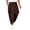 Brown, variant on Harem Pants for Men Baggy Fit Elastic Waist with Pockets Fashion Casual Tapered Pants Blue Size M