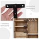 thumbnail image 4 of unbranded 40Ud Ángulos Reforzados En T De Acero Laminado Frío Negro Para Estantes Y Muebles En El Hogar, 4 of 8