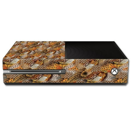 Skin For Microsoft Xbox One Console – Pheasant Feathers | MightySkins Protective, Durable, and Unique Vinyl Decal wrap cover | Easy To Apply, Remove, and Change Styles | Made in the USA