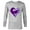 Athletic Heather, variant on Disney Descendants 2 Mal Dragon - Long Sleeve T-Shirt for Men- Customized-Athletic Heather