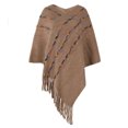 thumbnail image 6 of Shawl Wraps For Women Dressy, Womens Sotf Knit Tassel Solid Color Warm Cloak Scarf Wraps For Evening Weddings Party Spring Saving Clearance, 6 of 6