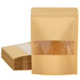 thumbnail image 1 of Bolsas Kraft de pie resellables, paquete de 50 unidades, Blisstime, 1 of 8