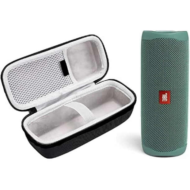 JBL Flip 5 Waterproof Bluetooth Speaker with Case(Eco Green)