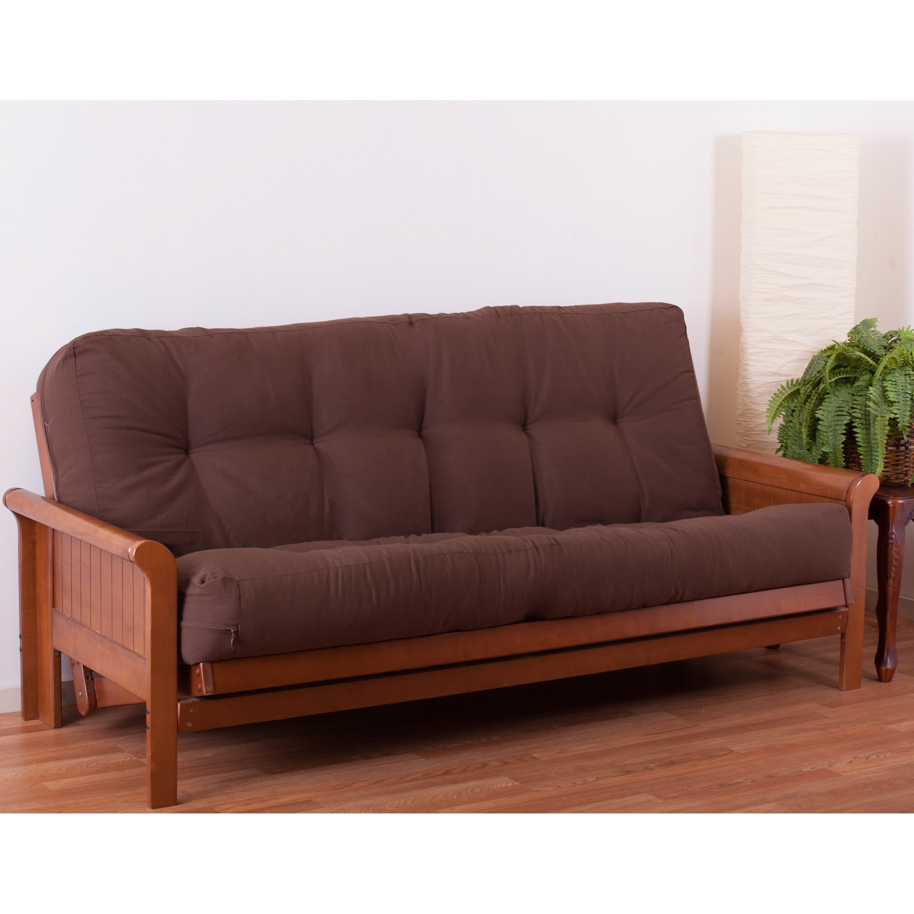 Blazing Needles Renewal 10-inch Twill Twin-size Futon Mattress - Black