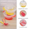 thumbnail image 4 of 8pcs/ 4 Sets Baby Suction Bowl Infant Training Bowl with Heat Sensitive Spoon, 4 of 6