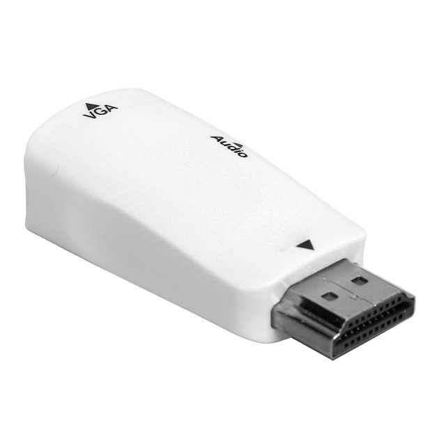 Gupbes HD Multimedia Interface To VGA Converter,VGA Converter,HD Multimedia Interface Male To VGA Female Converter Adaptor For PC Ordinateur Portable Projector
