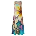 thumbnail image 3 of Plumeria Long Dress woms clothing wom formal ocn dresses Dress, 3 of 6