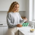 thumbnail image 3 of Silicone Ice Cube Mold Tray - Green with Easy-Release Design, Stackable for Freezer Space Saving - for Whiskey, Cocktails, Coffee, Tea, Summer Drinks, Home, Bar, Party Use, 3 of 3