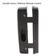 thumbnail image 1 of Puerta Doble Enmarcada, Puerta de Vidrio Sin Orificio, Cerradura con Huella Digital, Tarjeta Deslizante con Contraseña, Cerradura de Combinación de Puerta de Madera y Metal, 1 of 5