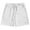 White, variant on BLCHUNen Sweat Shorts for Men Drawstring Elastic Waist Casual Loose Breathable Summer Workout Shorts with Pockets