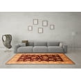 thumbnail image 3 of Ahgly Company Indoor Rectangle Oriental Orange Industrial Area Rugs, 5' x 8', 3 of 4