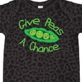 thumbnail image 4 of Inktastic Give Peas a Chance. Boys or Girls Baby Bodysuit, 4 of 5