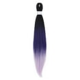 thumbnail image 1 of Jumbo Braid Hair 26inch Synthetic Fiber Hair Extensions Crochet Braiding Gradient Color Braids Hair Styling Tools, 1 of 7
