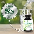 thumbnail image 6 of Calcium Supplement with Vitamin D3-1200 mg Calcium per Serving with D3 for Best Absorption - Supports Immune Health, Bones & Teeth - Nature's Calcium is Bottled in USA for Women & Men - 180 Tablets, 6 of 10