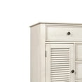 thumbnail image 2 of Saltoro Sherpi 7 Drawer Transitional Wooden Chest with Two Shutter Design Cabinets, White, 2 of 5