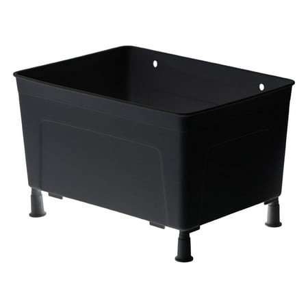 Stgfyxgs Breeding Box Turtles Tank Aquarium Exercising Turtle Habitat Box Tortoise Breeding Tank Aquatic Pet Case Clownfish Amphibians Black