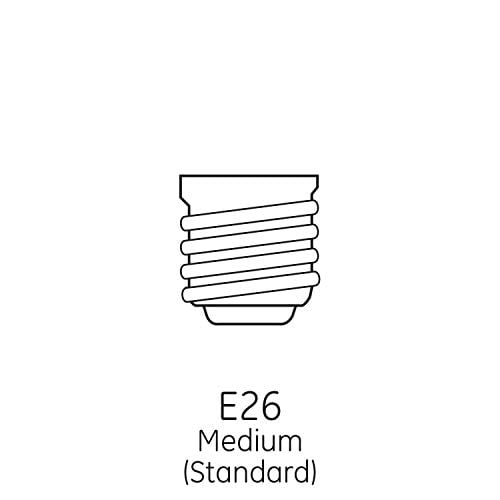 Energy-Star Rated 1-Pack 500-Lumen Medium Base 60-Watt Replacement Soft White GE Lighting 24601 Clear Finish Light Bulb Dimmable LED G25 Decorative Globe 5