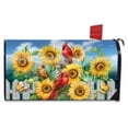 thumbnail image 3 of Briarwood Lane Cardinals And Sunflowers Summer Mailbox Cover, 3 of 3