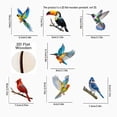 thumbnail image 5 of Dserhfy Hummingbird Christmas Ornaments 2D Acrylic Flying Bird Hanging Pendants for Christmas Tree Door Window Home Decor, 5 of 8