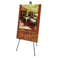 thumbnail image 2 of Quartet Mfg. Heavy-duty Adjustable Instant Easel Stand, 25" To 63" High, Steel, Black, 2 of 4
