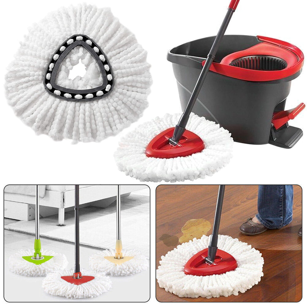 Microfiber Spin Mop Refills Mop Replacement Heads Compatible with Spin Mop Easy Cleaning Mop Head 4pcs 
