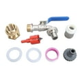 thumbnail image 2 of Rain Barrel Spigot Kit, Water Bucket Spigot Efficient Brass Fine Crafted Professional  for Pools for Rain Water Barrel 1/2 with Filter,3/4 with Filter,1/2 with Filter Hole, 2 of 7