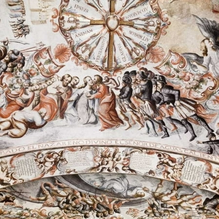 

Mexico Sanctuary of Jesus the Nazarene ceiling by Don Paulson - Item # VARPDXSA13BJA0354