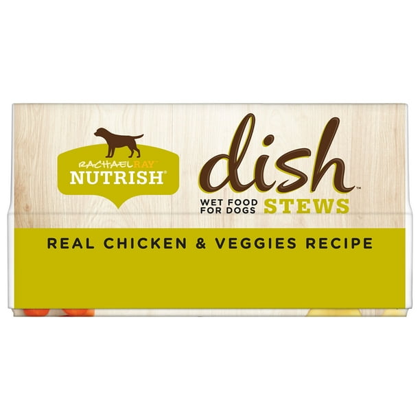 Rachael Ray Nutrish DISH Stews Natural Grain Free Wet Dog Food, Real