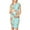 Light blue, variant on NaWent Women's Maternity Dress Ruched Ribbed Bodycon Summer Dresses Casual Pregnancy Dress Wine L(L)