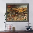 thumbnail image 2 of Triumph of Death Framed Print by Pieter Bruegel, World Famous Wall Art Collection, Great Wall Art for Your Kitchen or Living Room, 11x14, 2476BW, 2 of 7