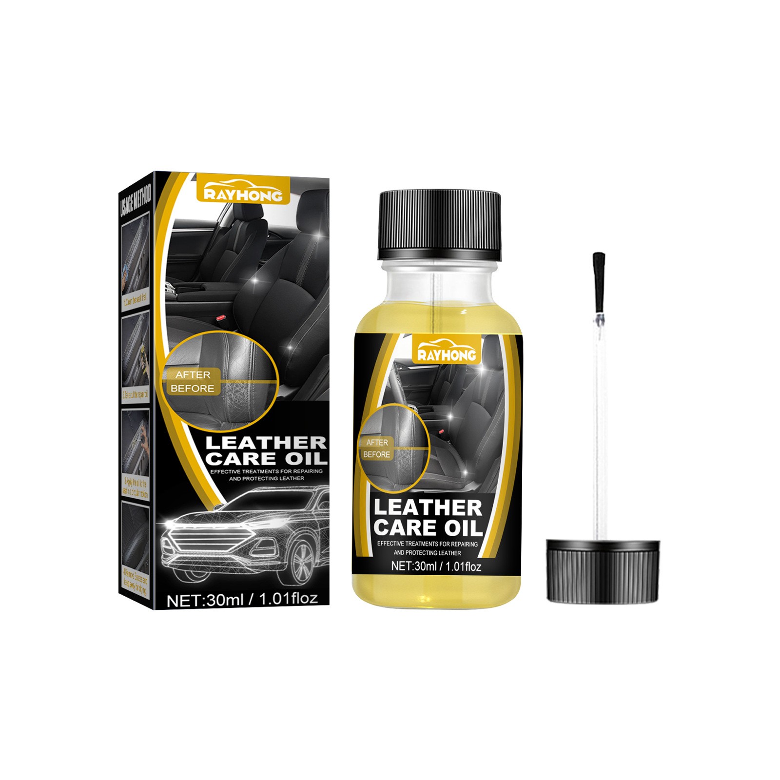 CLZOUD Auto Care Products Car Interior Leather Care Oil Seat