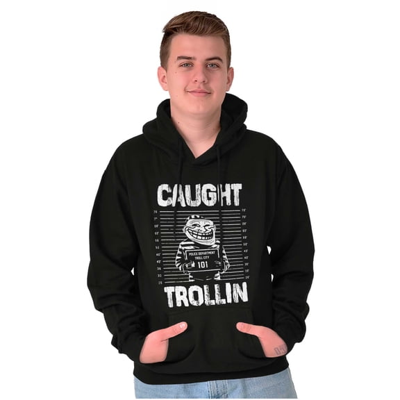 Troll Face Trollface Internet Meme Unisex Plus Size Hoodie Brisco Brands 5X