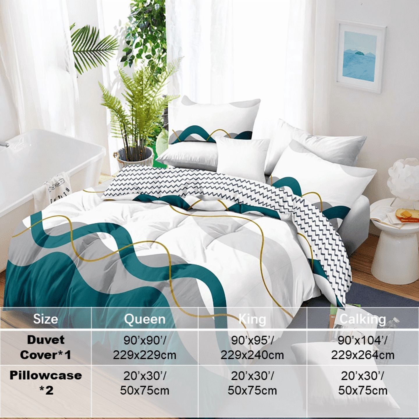 3-Piece Floral Duvet Cover Set