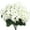 White, variant on Kingswick 4 Pcs Artificial Geraniums Silk Flowers Outdoor Artificial Red Geranium Bush Faux Flowers Red Geraniums for Floral Home Decor Outdoor Indoor Garden Patio Grave Cemetary Vase Table Centerpiec