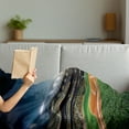 thumbnail image 3 of Sports Soft Flannel Fleece Throw Blanket, Game Thirll Concept Digitally Generated Stadium Arena with Lots of Audience Image, Cozy Plush for Indoor and Outdoor Use, 70" x 90", Multicolor, by Ambesonne, 3 of 5