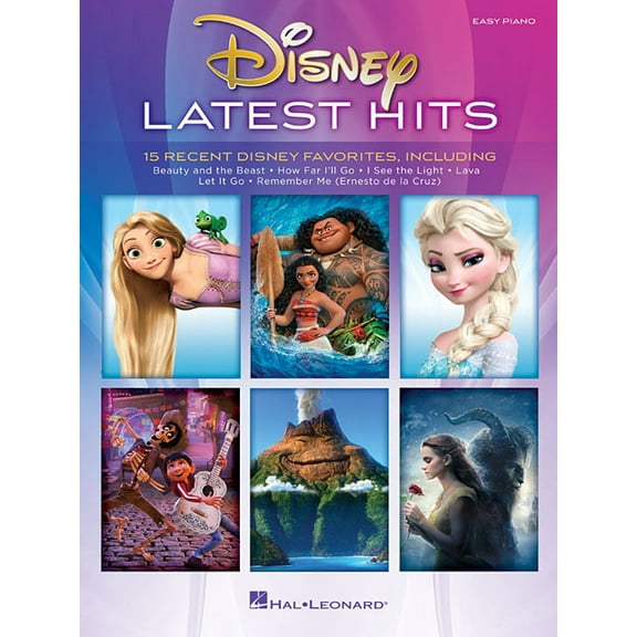 Disney Latest Hits: 15 Recent Disney Favorites, (Paperback)