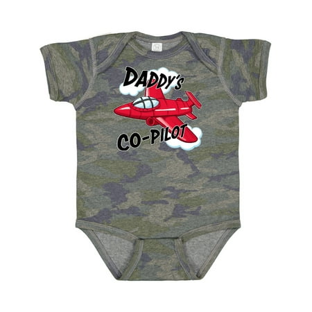 

Inktastic Daddys Co-Pilot for Fathers Day Gift Baby Boy or Baby Girl Bodysuit