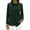 Green, variant on Kelon Shirts for Women Long Sleeve Cowl Neck Going Out Outfits Y2k Clothes Fashion Clothes Vacation Outfits, 3XL