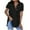 Black, variant on lmcalzta Womens Short Sleeve Button down Shirts Business Work Fitted Collared Blouses Office Blouse Trendy 2025
