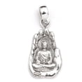 thumbnail image 2 of Buddha Pendant, Handmade Jewelry, 925 Sterling Silver, Statement Jewelry, Gift For Her, 2 of 2