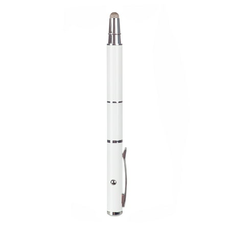 New York Laser 3 in 1 Standard Writing Pen, Fiber Stylus & Built in Laser Pointer - 7 Different