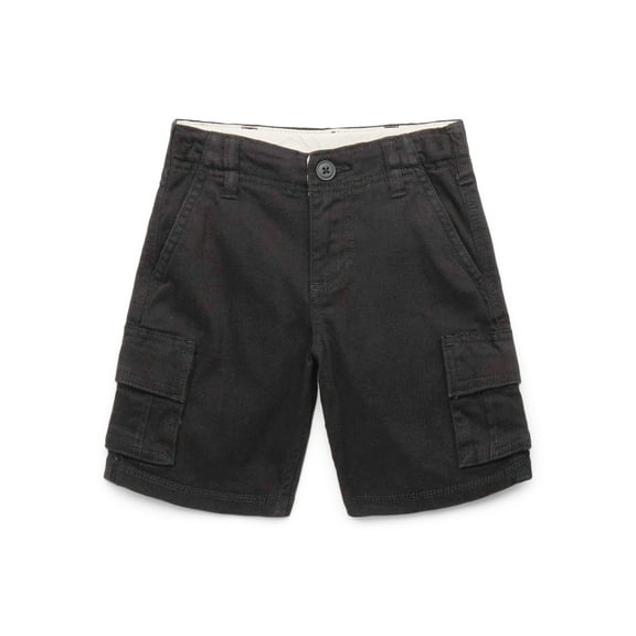 Wonder Nation Boys Twill Cargo Shorts, Size 4-18 & Husky