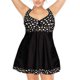 thumbnail image 4 of Traje de baño de dos piezas con estampado de lunares para mujer., 4 of 5