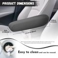thumbnail image 7 of Yuyamidu Gray Car Front Seat Armrest Covers Elastic Auto Armrest Protector Accessories Anti-Scratch Car Armrest Handle Cover 2 PCS Armrest Cover for Car Truck SUV, 7 of 7