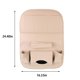 thumbnail image 3 of Organizador de asiento de coche con bandeja plegable - Bolsa de almacenamiento de cuero PU para el asiento trasero, accesorio multifuncional de 24x18 pulgadas para automóvil, 3 of 8