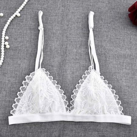 

Women Super Thin Wirefree Bras Adjustable Breathable Bikini Underwear